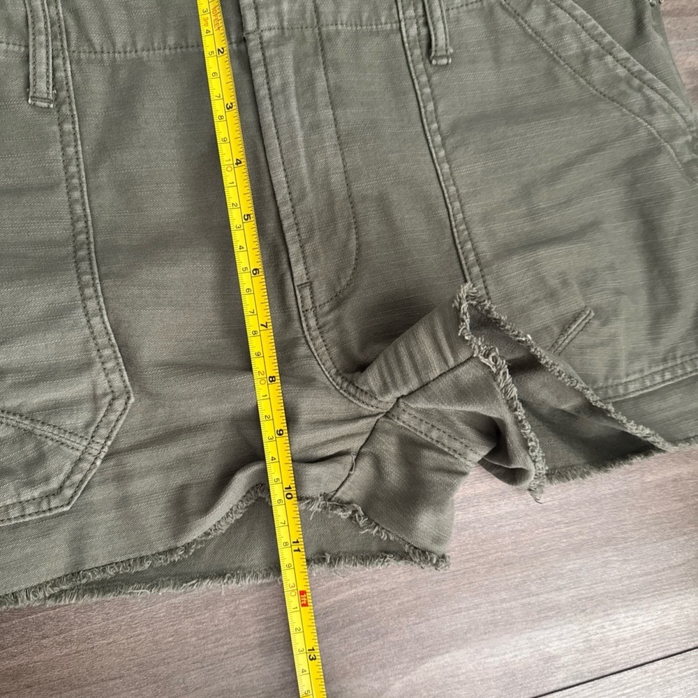 FRAME Denim Army Green Utility Romper Long Sleeve Size S - Picture 4 of 10